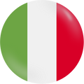 Italy flag circle
